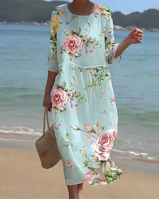 Keely | Sun-Set Floral Dress
