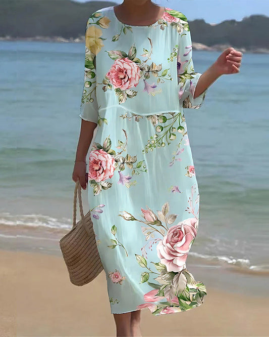 Mara™ | Elegant Floral Dress