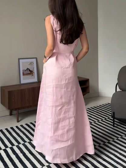 Evelisse™ – Radiant Sleeveless Maxi Dress