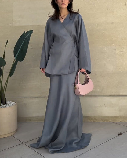 Celestia™ – Flowing Elegance Maxi Dress