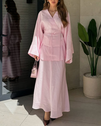 Celestia™ – Flowing Elegance Maxi Dress