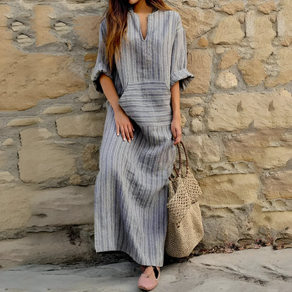 Odile™ | Cotton and Linen Robe