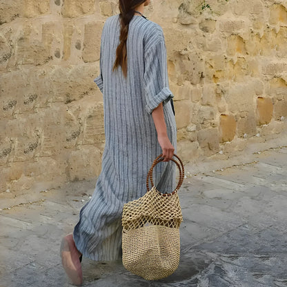 Odile™ | Cotton and Linen Robe