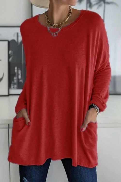 Rachel - Casual oversized jumper for women