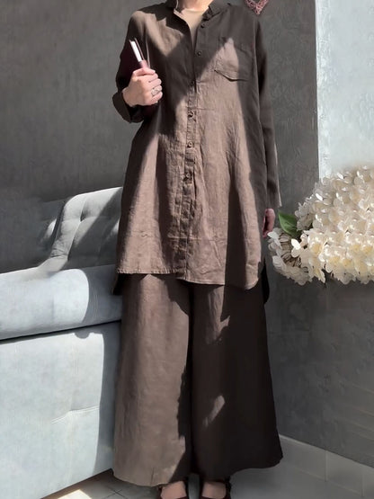 Elara™ – Linen Two-Piece Set