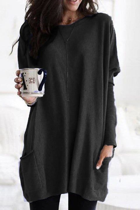Maree - Oversized round neck jumper for women