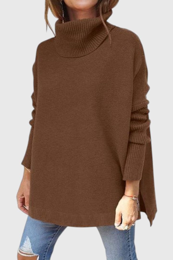 Maria - Cozy Oversized Turtleneck Jumper
