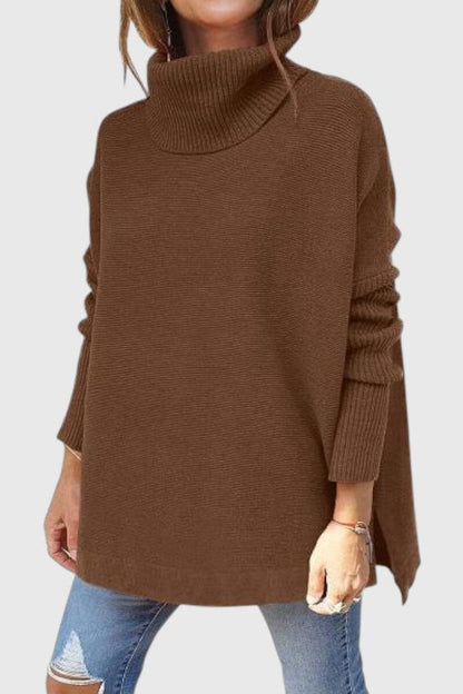 Maria - Cozy Oversized Turtleneck Jumper