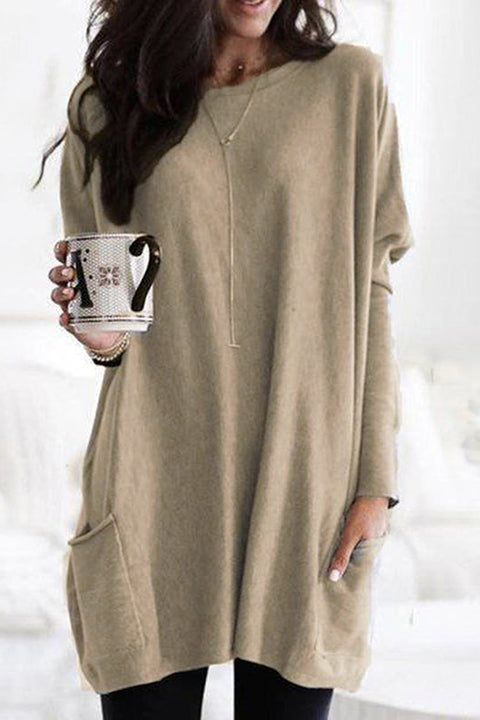 Maree - Oversized round neck jumper for women