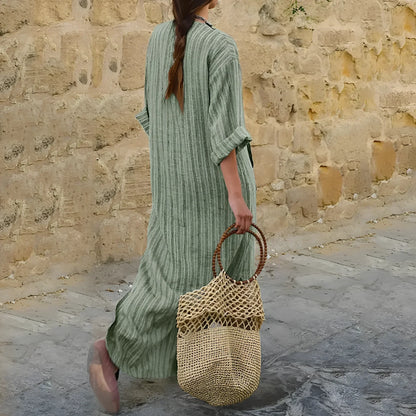 Odile™ | Cotton and Linen Robe