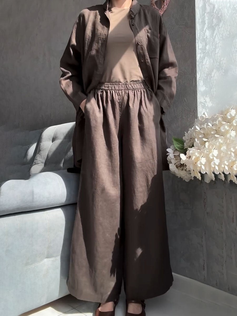 Elara™ – Linen Two-Piece Set