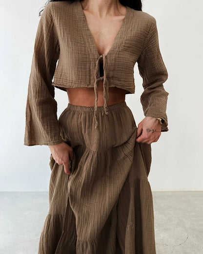 Noelle™ – Allure Cut-Out Maxi Dress