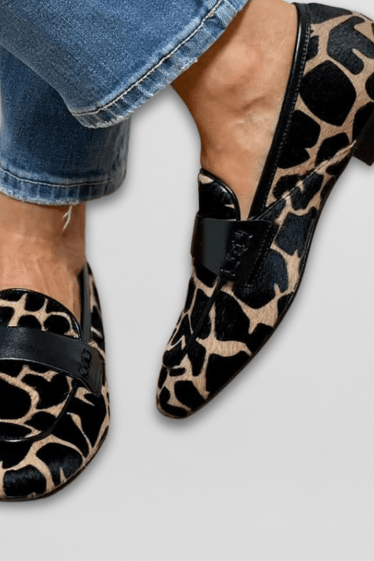 Leopard Animal-Print Loafer