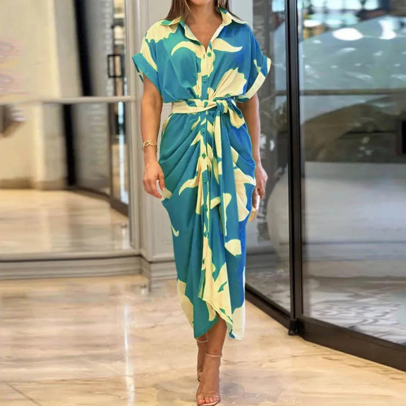 Amalia | Luxury Long Wrap Dress (Almost Sold Out)