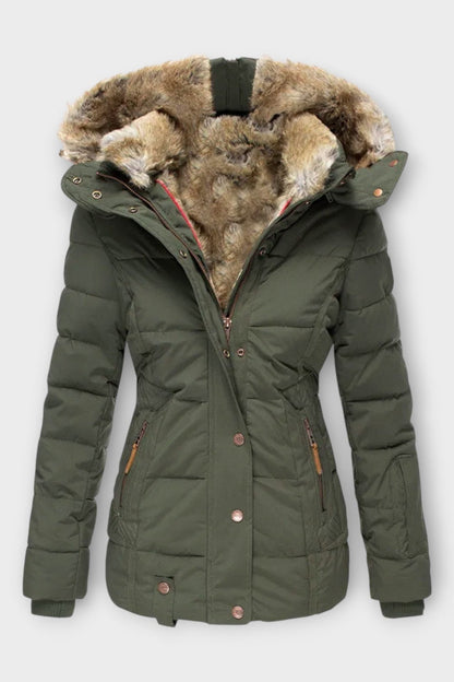 Celeste Fur Hood Jacket