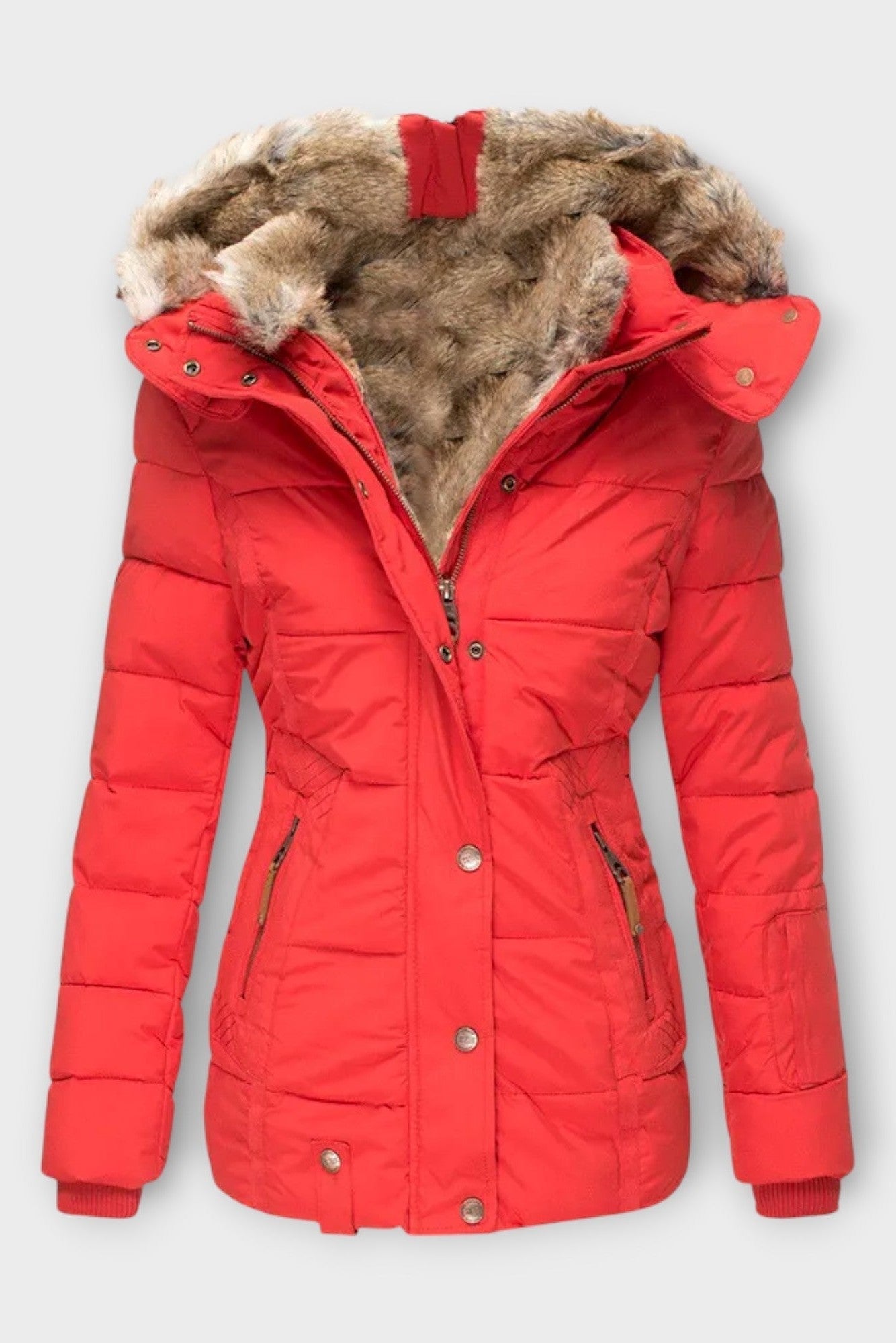 Celeste Fur Hood Jacket