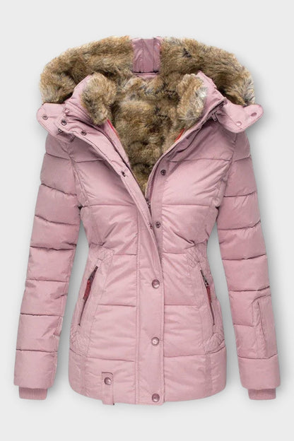 Celeste Fur Hood Jacket