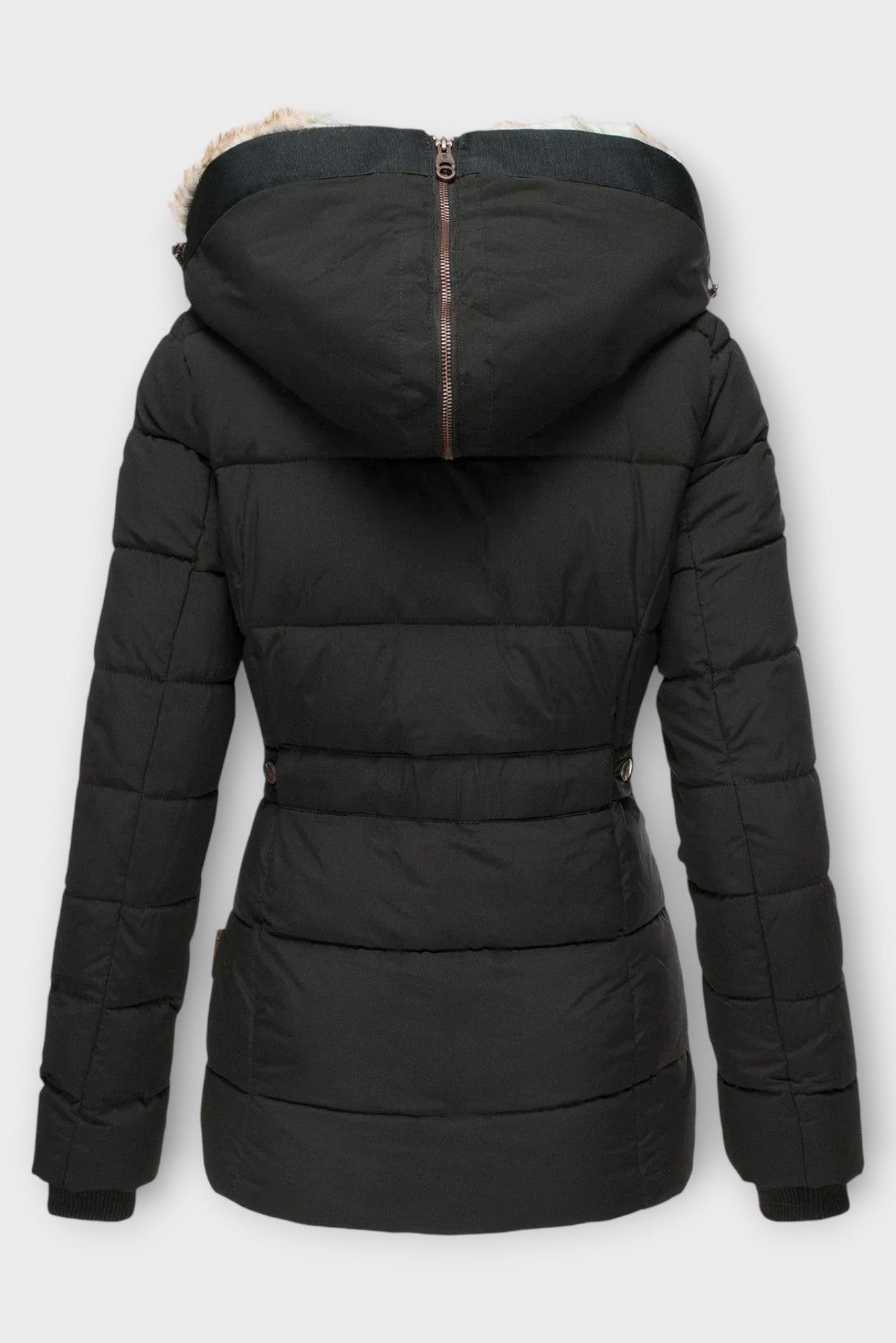 Celeste Fur Hood Jacket