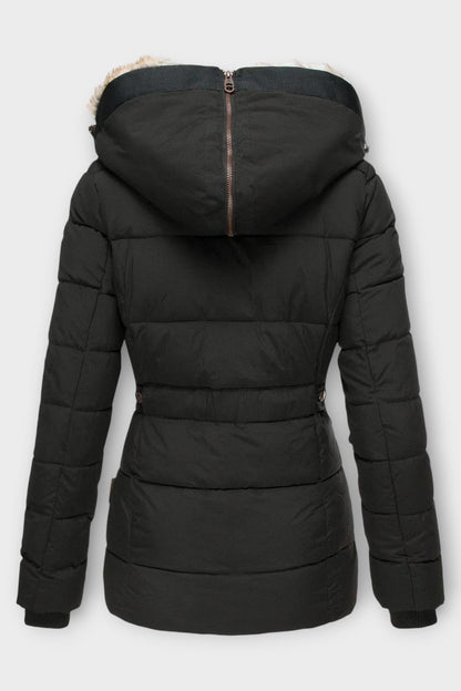 Celeste Fur Hood Jacket