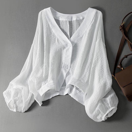ELSA LINEN BLOUSE