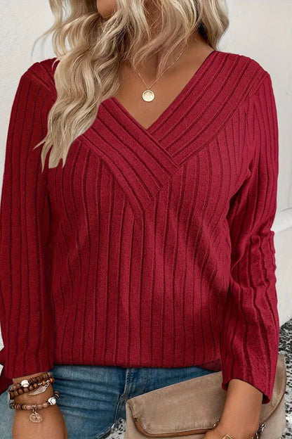 Elegant Casual - Plus Size Longsleeve