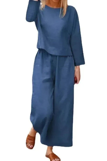 The Ayla – Earthlight Linen Set