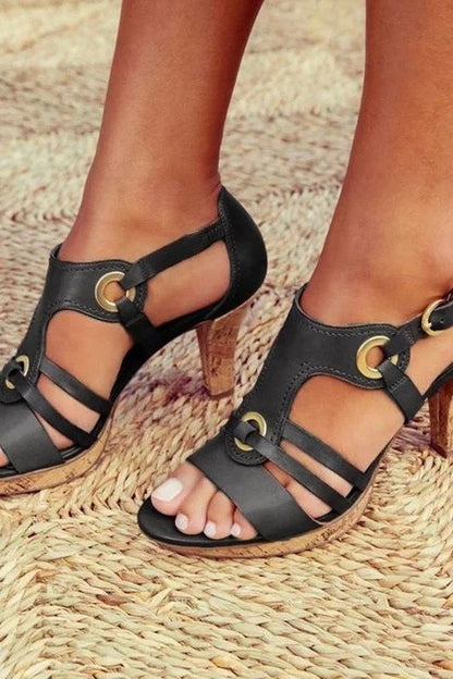 Aurelia - Chic Strappy Heeled Sandals