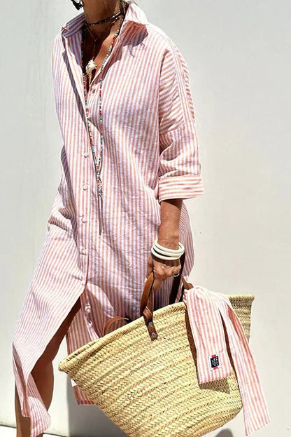 Rose Bay Stripe Shirt Dress