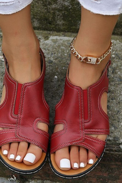 Nora - Fish Mouth Orthopedic Summer Sandals