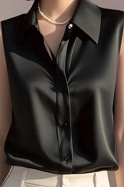 Satin Summer Blouse