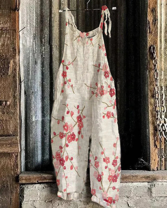 Helene - Vintage Floral Jumpsuit