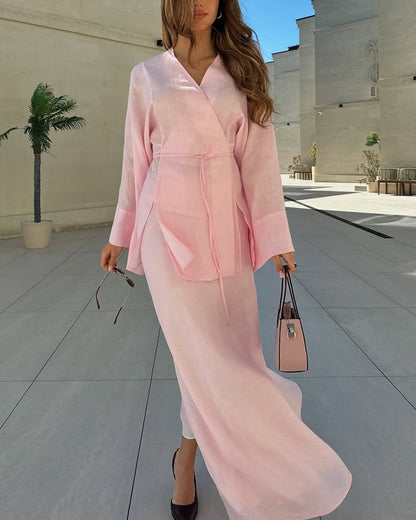 Celestia™ – Flowing Elegance Maxi Dress