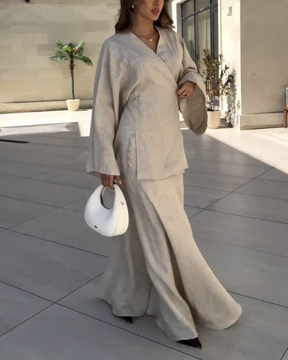 Celestia™ – Flowing Elegance Maxi Dress