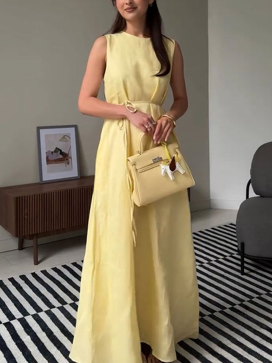 Evelisse™ – Radiant Sleeveless Maxi Dress
