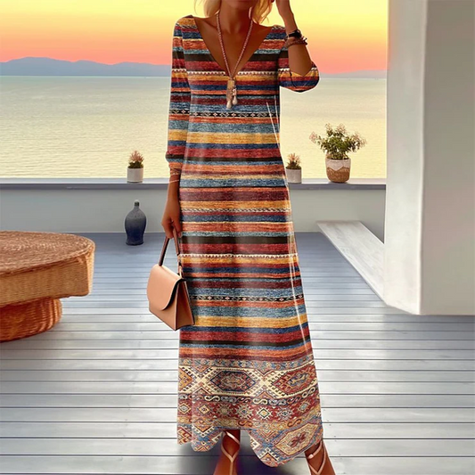 Colette™ | Long Sleeve Maxi Dress