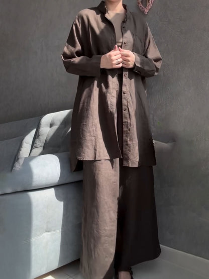 Elara™ – Linen Two-Piece Set