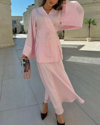 Celestia™ – Flowing Elegance Maxi Dress