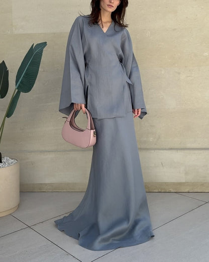 Celestia™ – Flowing Elegance Maxi Dress
