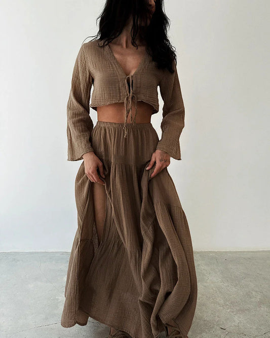 Noelle™ – Allure Cut-Out Maxi Dress