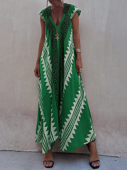 Bohème™ | Sleeveless V-neck Dress