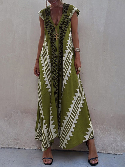 Bohème™ | Sleeveless V-neck Dress