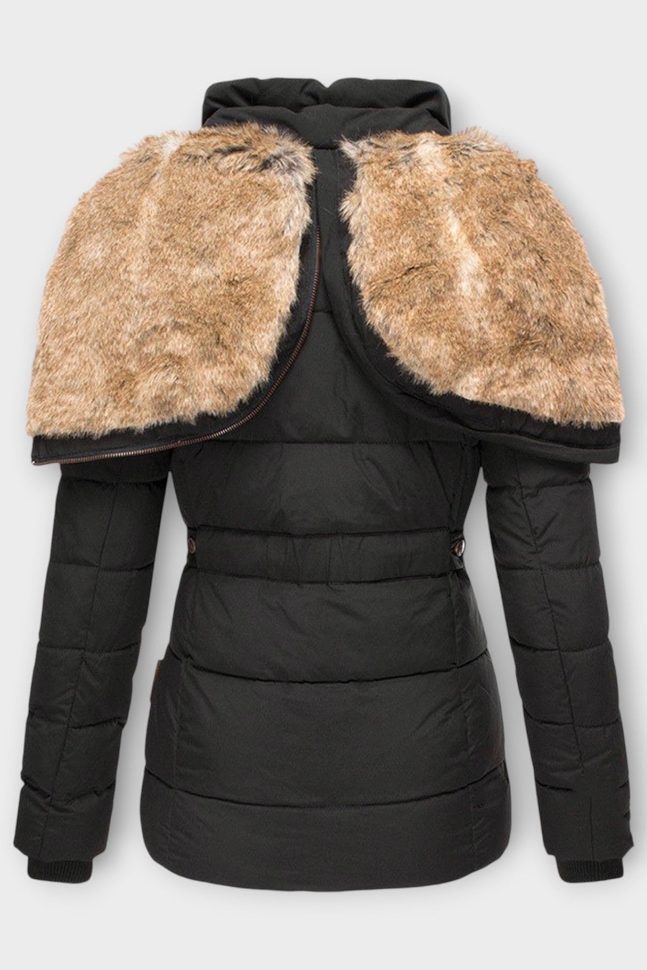 Celeste Fur Hood Jacket
