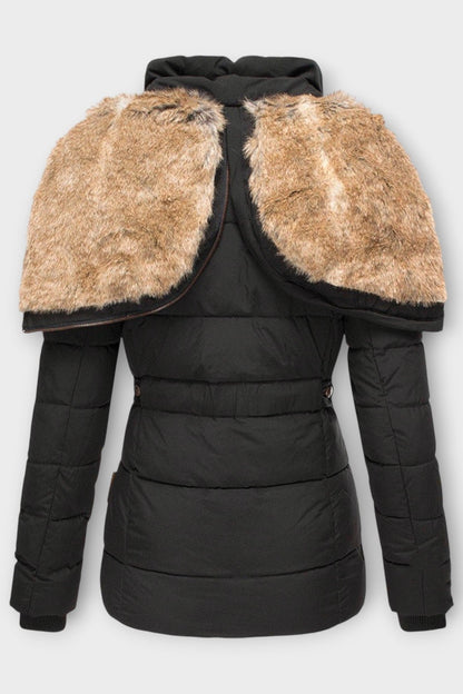 Celeste Fur Hood Jacket