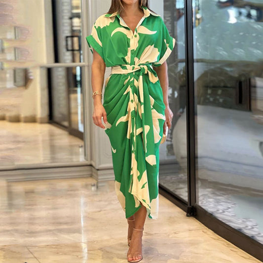 Amalia | Luxury Long Wrap Dress (Almost Sold Out)